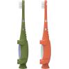 imageDr Browns Baby and Toddler Toothbrush  Crocodile BPA Free  Age 14Y2 Count Pack of 1