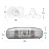 imageDr Browns Butterfly Breastfeeding Nipple Shields for Protecting Sore Flat or Inverted Nipples Essential for Latching Difficulties with Microwave Sterilizer Carrying Case Size 1 20mmSize  1  20mm