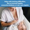 imageDr Browns Butterfly Breastfeeding Nipple Shields for Protecting Sore Flat or Inverted Nipples Essential for Latching Difficulties with Microwave Sterilizer Carrying Case Size 1 20mmSize  1  20mm