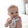 imageDr Browns Flexees Blue Bunny Soft 100 Silicone Baby Teether BPA Free 3mBunny  Blue