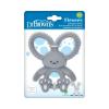imageDr Browns Flexees Blue Bunny Soft 100 Silicone Baby Teether BPA Free 3mBunny  Gray
