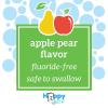 imageDr Browns FluorideFree Baby Toothpaste Infant ampamp Toddler Oral Care Apple Pear 3Pack 14oz40g 03 years3 Pack  Apple Pear