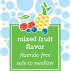 imageDr Browns FluorideFree Baby Toothpaste Safe to Swallow Apple Pear 1Pack 14oz40g 03 yearsMixed Fruit