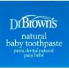 imageDr Browns FluorideFree Baby Toothpaste Safe to Swallow Apple Pear 1Pack 14oz40g 03 yearsPear Apple