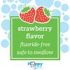 imageDr Browns FluorideFree Baby Toothpaste Safe to Swallow Apple Pear 1Pack 14oz40g 03 yearsStrawberry
