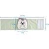 imageDr Browns Infant Gripebelt Heated Belly Band Soothe Babys Tummy with Gentle Warmth and Compression Lamb 0m03m  Infant  Hedgehog