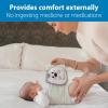 imageDr Browns Infant Gripebelt Heated Belly Band Soothe Babys Tummy with Gentle Warmth and Compression Lamb 0m03m  Infant  Hedgehog