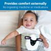 imageDr Browns Infant Gripebelt Heated Belly Band Soothe Babys Tummy with Gentle Warmth and Compression Lamb 0m03m  Infant  Lamb