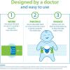 imageDr Browns Infant Gripebelt Heated Belly Band Soothe Babys Tummy with Gentle Warmth and Compression Lamb 0m03m  Infant  Lamb