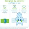 imageDr Browns Infant Gripebelt Heated Belly Band Soothe Babys Tummy with Gentle Warmth and Compression Lamb 0m03m  Infant  Panda
