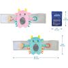 imageDr Browns Infant Gripebelt Heated Belly Band Soothe Babys Tummy with Gentle Warmth and Compression Lamb 0m3m  Blue Monster