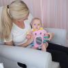 imageDr Browns Infant Gripebelt Heated Belly Band Soothe Babys Tummy with Gentle Warmth and Compression Lamb 0m3m  Pink Monster