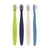 imageDr Browns InfanttoToddler Toothbrush Set Soft ampamp Gentle Manual Toothbrushes for Baby GreenDark BlueEcruBlue BPA Free 03 Years  4Pack4Pack  GreenDark BlueEcruBlue