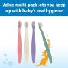 imageDr Browns InfanttoToddler Toothbrush Set Soft ampamp Gentle Manual Toothbrushes for Baby GreenDark BlueEcruBlue BPA Free 03 Years  4Pack4Pack  PinkEcruPurpleDark Green