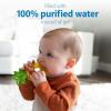 imageDr Browns Learning Loop Baby Teether Ring Multiple Shapes and Textures 100 Silicone BPAFree 3mAquaCool Fruits