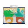 imageDr Browns Learning Loop Baby Teether Ring Multiple Shapes and Textures 100 Silicone BPAFree 3mAquaCool Plants  Value Pack