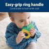imageDr Browns Learning Loop Baby Teether Ring Multiple Shapes and Textures 100 Silicone BPAFree 3mAquaCool Plants  Value Pack