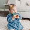 imageDr Browns Learning Loop Baby Teether Ring Multiple Shapes and Textures 100 Silicone BPAFree 3mAquaCool Plants  Value Pack