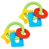 imageDr Browns Learning Loop Baby Teether Ring Multiple Shapes and Textures 100 Silicone BPAFree 3mLearning Loops  Value Pack
