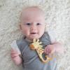 imageDr Browns Learning Loop Baby Teether Ring Multiple Shapes and Textures 100 Silicone BPAFree 3mTextured Giraffe Teether  Value Pack