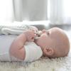 imageDr Browns Lovey Blanket with Beaded Teether Ring and HappyPaci 100 Silicone OnePiece Pacifier Soothing Security Blanket Set for Baby Peach Suns 0mGray Blanket Set with Teether  HappyPaci