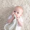 imageDr Browns Lovey Blanket with Beaded Teether Ring and HappyPaci 100 Silicone OnePiece Pacifier Soothing Security Blanket Set for Baby Peach Suns 0mGray Blanket Set with Teether  HappyPaci