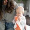 imageDr Browns Lovey Blanket with Beaded Teether Ring and HappyPaci 100 Silicone OnePiece Pacifier Soothing Security Blanket Set for Baby Peach Suns 0mPeach Blanket Set with Teether  HappyPaci