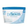 imageDr Browns Microwave Steam Sterilizer Bags for Baby Bottles Pacifiers Pump Parts and Accessories Travel Baby Bottle Sterilizer 30 Uses per Bag 5 Count Pack of 1