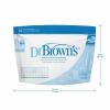 imageDr Browns Microwave Steam Sterilizer Bags for Baby Bottles Pacifiers Pump Parts and Accessories Travel Baby Bottle Sterilizer 30 Uses per Bag 5 Count Pack of 1