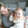 imageDr Browns Muslin Bandana Bibs with SnapOn Removable Beaded TeetherPinkCream