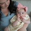 imageDr Browns Muslin Bandana Bibs with SnapOn Removable Beaded TeetherPinkCream