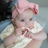 imageDr Browns Muslin Bandana Bibs with SnapOn Removable Beaded TeetherPinkCream