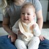 imageDr Browns Muslin Bandana Bibs with SnapOn Removable Beaded TeetherPinkCream