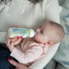 imageDr Browns Natural Flow AntiColic Options Narrow Breast to Bottle Pump ampamp Store Feeding Set with Slow Flow Nipples Baby Travel Caps and 100 Silicone HappyPaci OnePiece Pacifier BlueClear  Breast to Bottle Feeding Set
