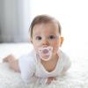 imageDr Browns Natural Flow AntiColic Options Narrow Breast to Bottle Pump ampamp Store Feeding Set with Slow Flow Nipples Baby Travel Caps and 100 Silicone HappyPaci OnePiece Pacifier BluePink  Breast to Bottle Feeding Set