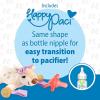 imageDr Browns Natural Flow AntiColic Options WideNeck Baby Bottle Woodland Design 5 oz150 mL Level 1 Nipple 2Pack 0m with Lovey Pacifier Holder with Silicone HappyPaci Deer 012m3 Pack  5 oz with Deer Lovey  HappyPaci Pacifier