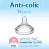 imageDr Browns Natural Flow AntiColic Options WideNeck Bottle Essentials Gift Set with BreastLike Nipple100 Silicone HappyPaci Pacifier and Baby Bottle Travel CapsBreasttoBottle Feeding Set