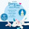 imageDr Browns Natural Flow AntiColic OptionsNarrow 8oz250mL Baby Bottle  Lovey Gift Set with Level 1 Slow Flow Nipples Pink8 oz  Clear with Lovey Unicorn