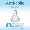 imageDr Browns Natural Flow AntiColic OptionsNarrow 8oz250mL Baby Bottle  Lovey Gift Set with Level 1 Slow Flow Nipples PinkClear