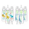 imageDr Browns Natural Flow AntiColic OptionsNarrow 8oz250mL Baby Bottle  Lovey Gift Set with Level 1 Slow Flow Nipples PinkClear