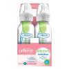 imageDr Browns Natural Flow AntiColic OptionsNarrow 8oz250mL Baby Bottle  Lovey Gift Set with Level 1 Slow Flow Nipples PinkPink  Clear