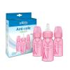 imageDr Browns Natural Flow AntiColic OptionsNarrow 8oz250mL Baby Bottle  Lovey Gift Set with Level 1 Slow Flow Nipples PinkPink