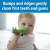 imageDr Browns Peapod Teether  Training Toothbrush Help Soothe Babys Sore Gums Soft 100 Silicone BPA Free 3mPeapod ToothbrushTeether