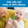 imageDr Browns Peapod Teether  Training Toothbrush Help Soothe Babys Sore Gums Soft 100 Silicone BPA Free 3mPeapod ToothbrushTeether