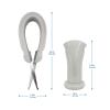 imageDr Browns Safe Squeeze Nail Scissors with Rounded Blade Tip and 100 Silicone Handle for Infant ampamp BabyEssentials Care Kit  5Piece