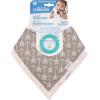 imageDr Browns Super Soft ampamp Absorbent Baby Bandana Bib with SnapOn Teether 3m 2PackArrows  Herringbone