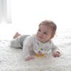 imageDr Browns Super Soft ampamp Absorbent Baby Bandana Bib with SnapOn Teether 3m 2PackBees  Honeycomb