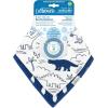 imageDr Browns Super Soft ampamp Absorbent Baby Bandana Bib with SnapOn Teether 3m 2PackDrops  Dinos