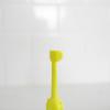 imageDr Browns ToothScrubber Toothbrush ThreeSided Toddler Training Toothbrush for Ages 14 Years with Suction Cup Base and Color Changing Bristles1 Pack  Green Monster