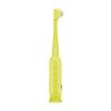 imageDr Browns ToothScrubber Toothbrush ThreeSided Toddler Training Toothbrush for Ages 14 Years with Suction Cup Base and Color Changing Bristles1 Pack  Green Monster